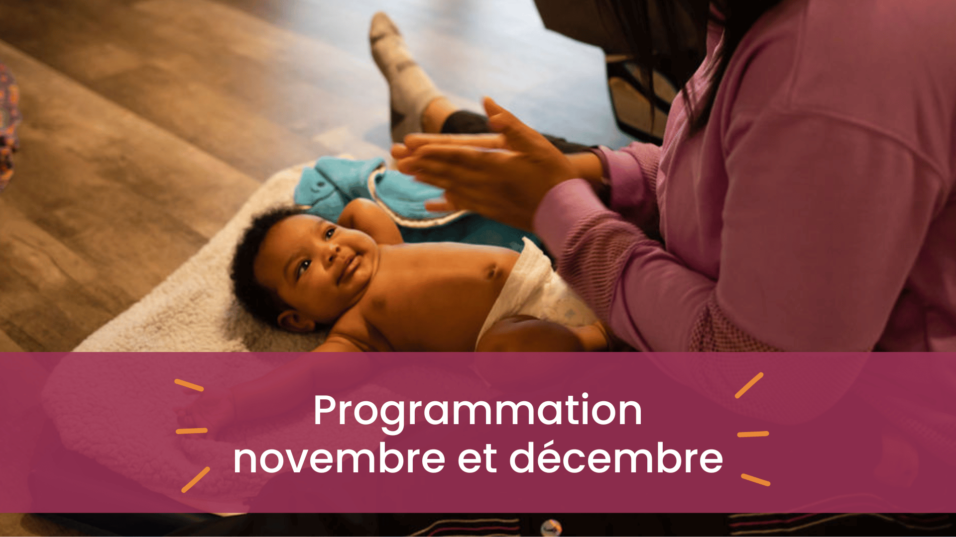 Découvrez notre programmation de novembre et décembre!